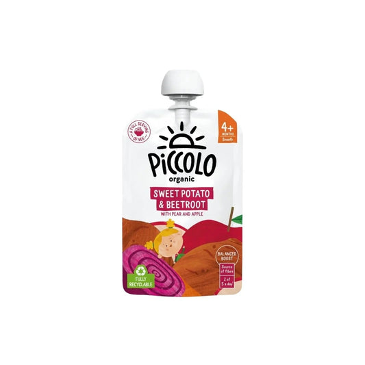 Piccolo Sweet Potato Beetroot Apple & Pear 4+ months 100g - mezetto ebebek ebebek