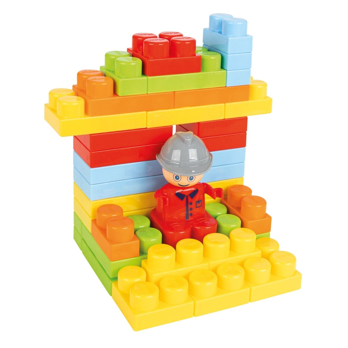 Pilsan Accessory Master Blocks with Basket (128 Pieces) - mezetto ebebek ebebek