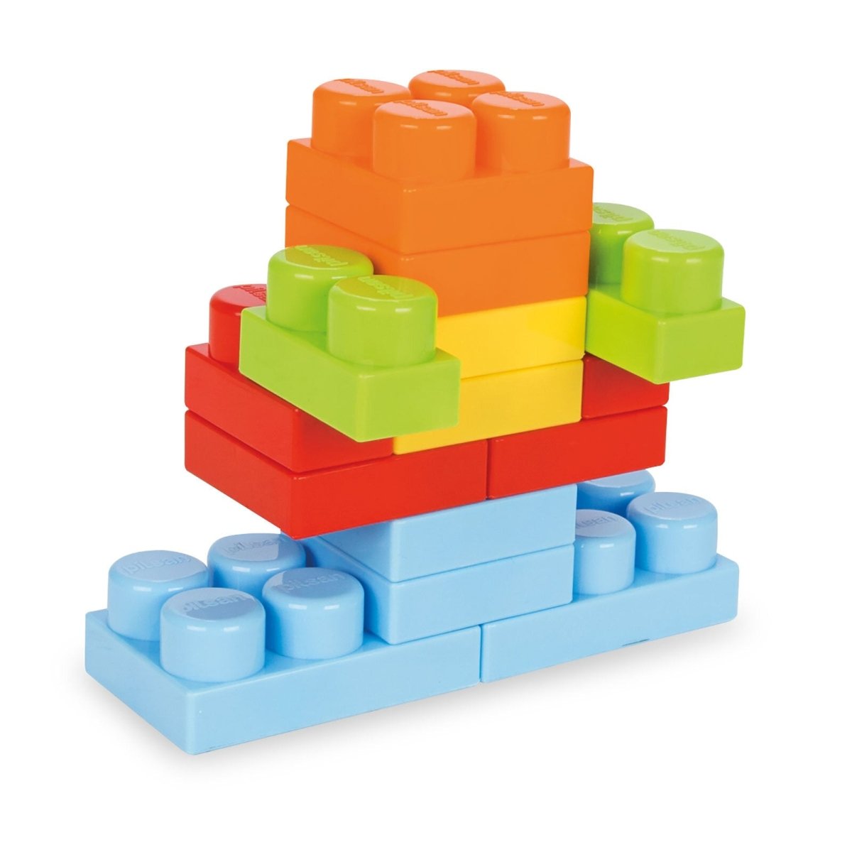 Pilsan Accessory Master Blocks with Basket (128 Pieces) - mezetto ebebek ebebek