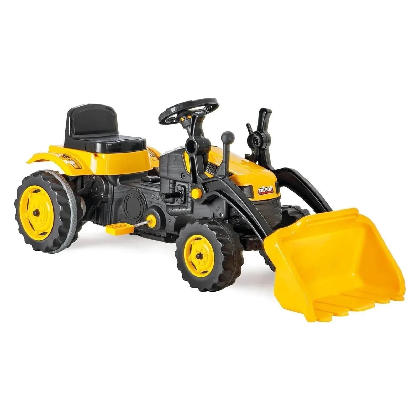 Pilsan Active Ride On Tractor with Pedal - Yellow - mezetto ebebek ebebek