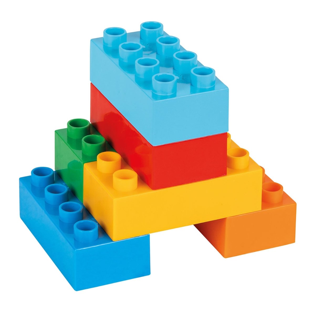 Pilsan Macro 6 Colored Brick Blocks - mezetto ebebek ebebek