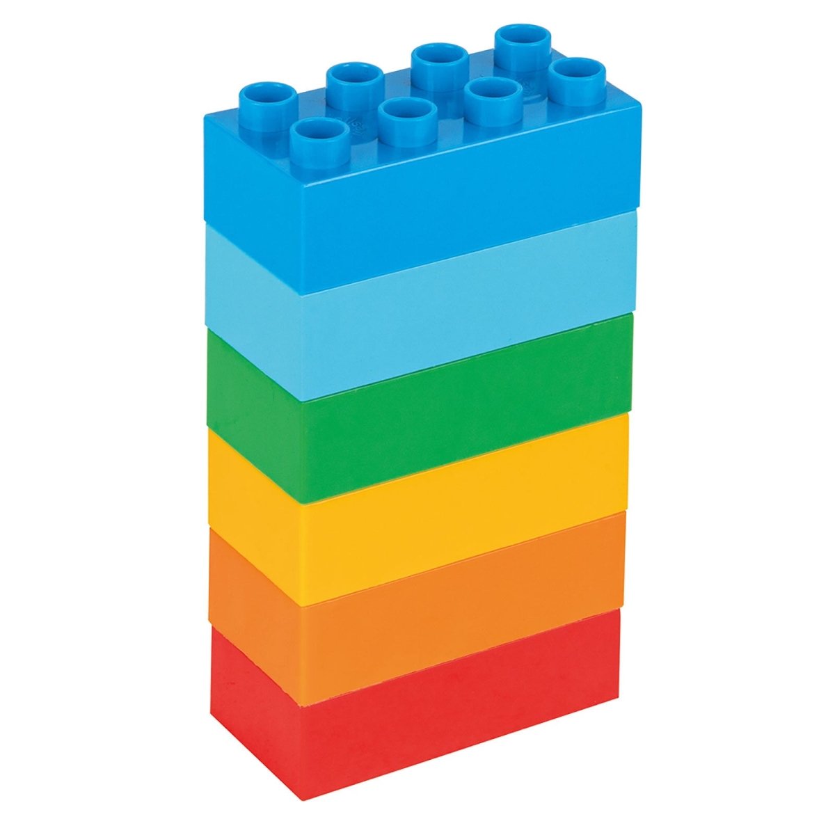Pilsan Macro 6 Colored Brick Blocks - mezetto ebebek ebebek