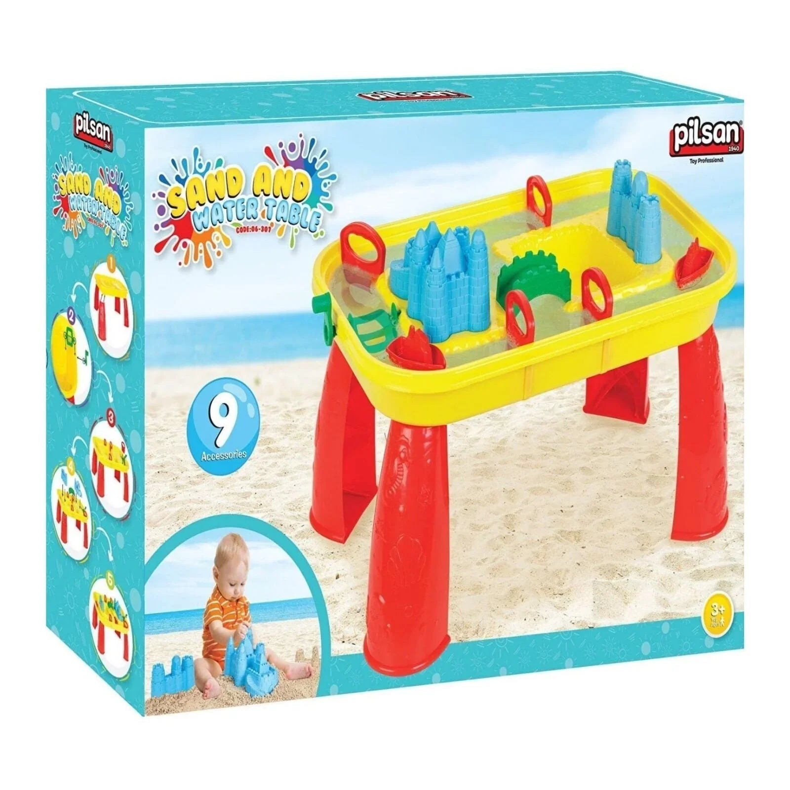 Pilsan Sand and Water Table - mezetto ebebek ebebek
