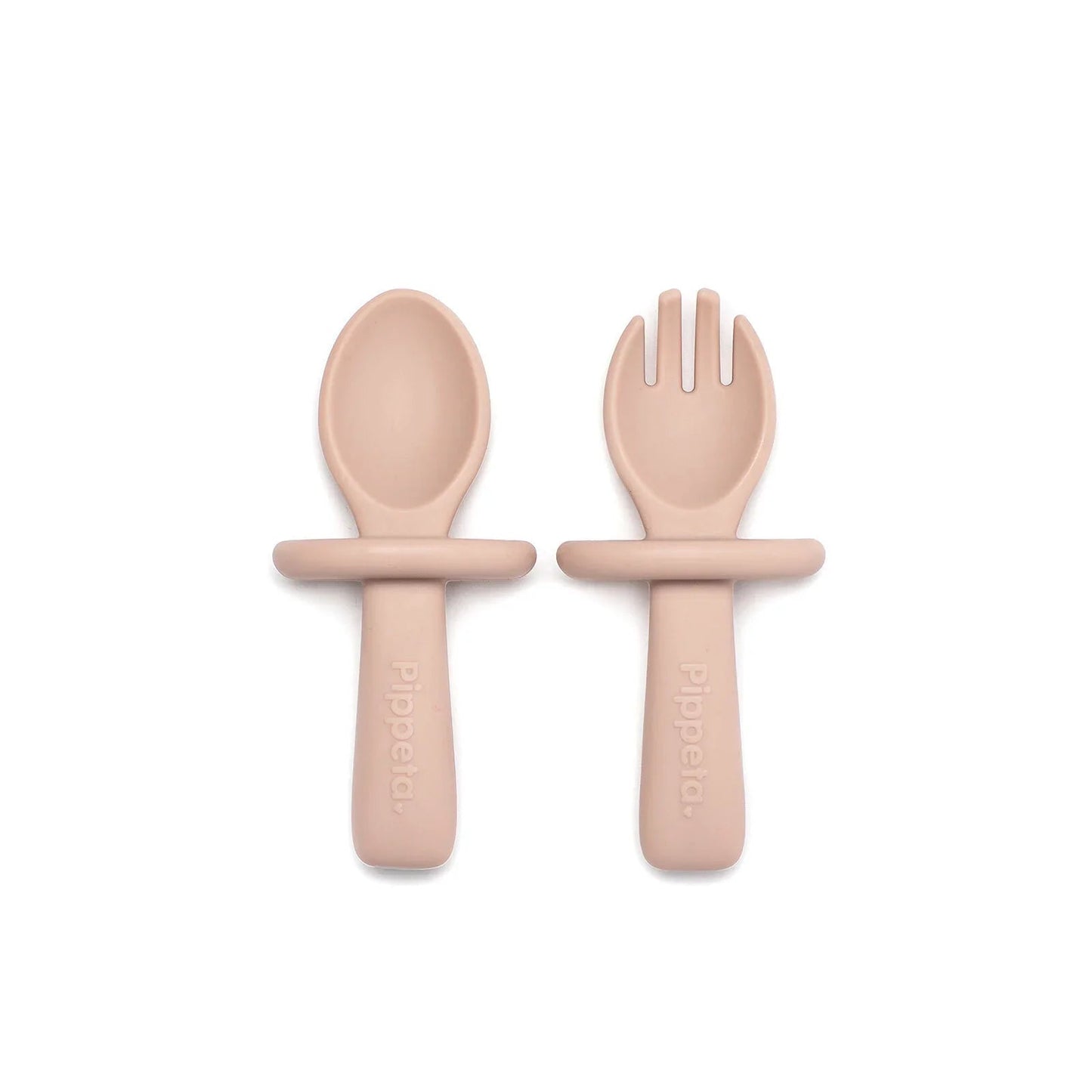 Pippeta My 1st Spoon & Fork - Ash Rose - mezetto ebebek ebebek