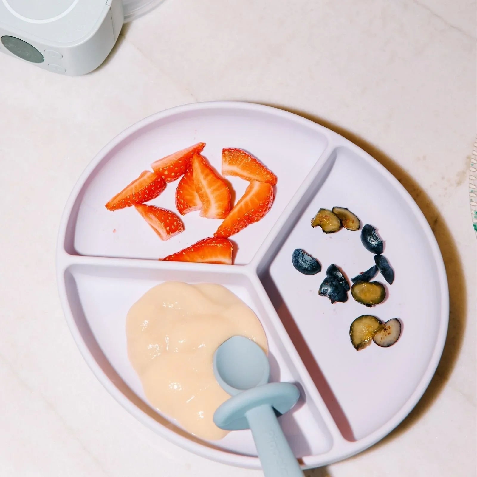 Pippeta Silicone Suction Plate - Sea Salt - mezetto ebebek ebebek