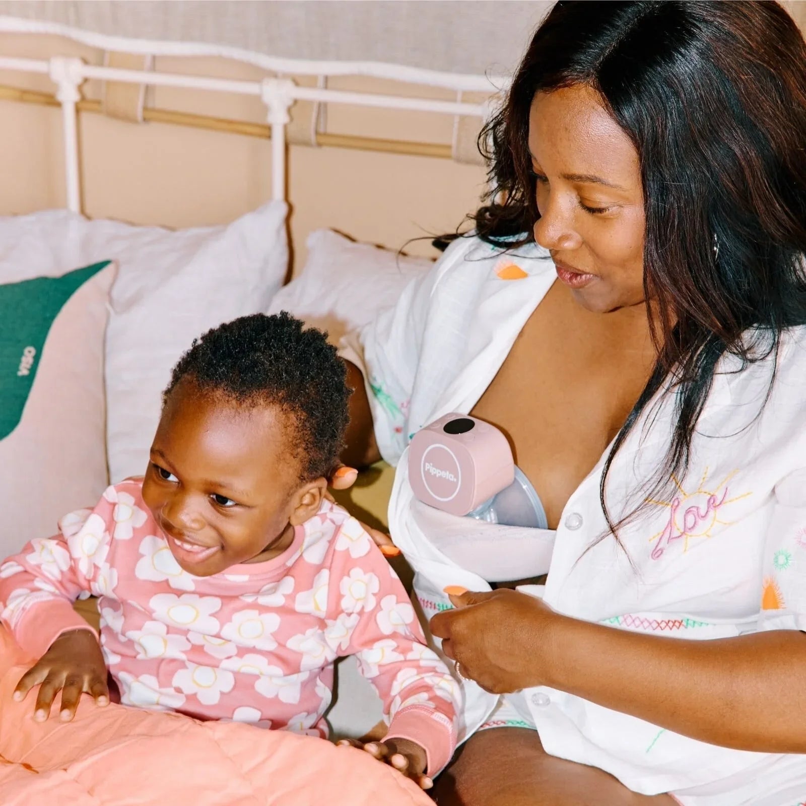 Pippeta Wearable Electric Breast Pump - Ash Rose - mezetto ebebek ebebek