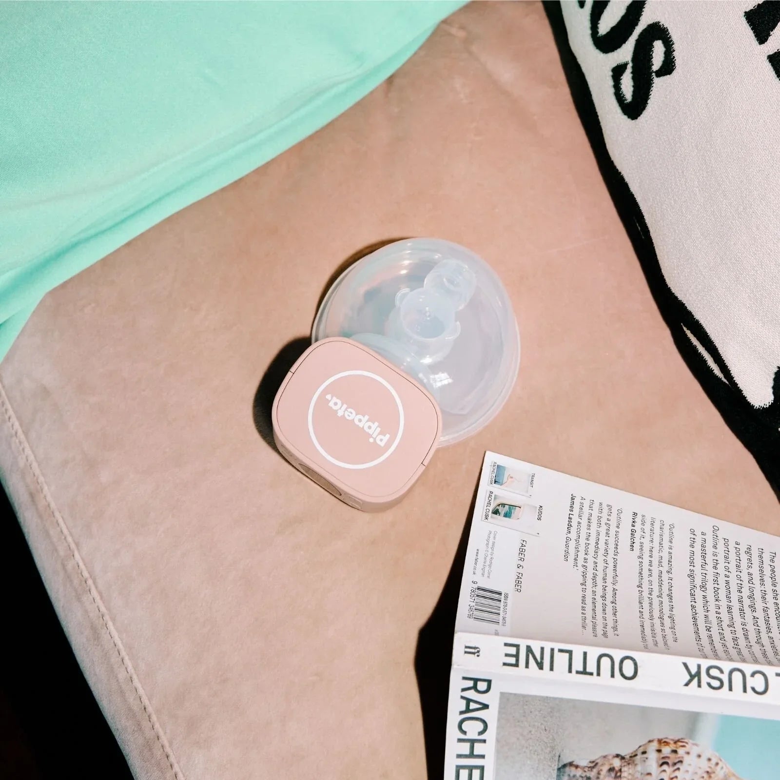 Pippeta Wearable Electric Breast Pump - Ash Rose - mezetto ebebek ebebek