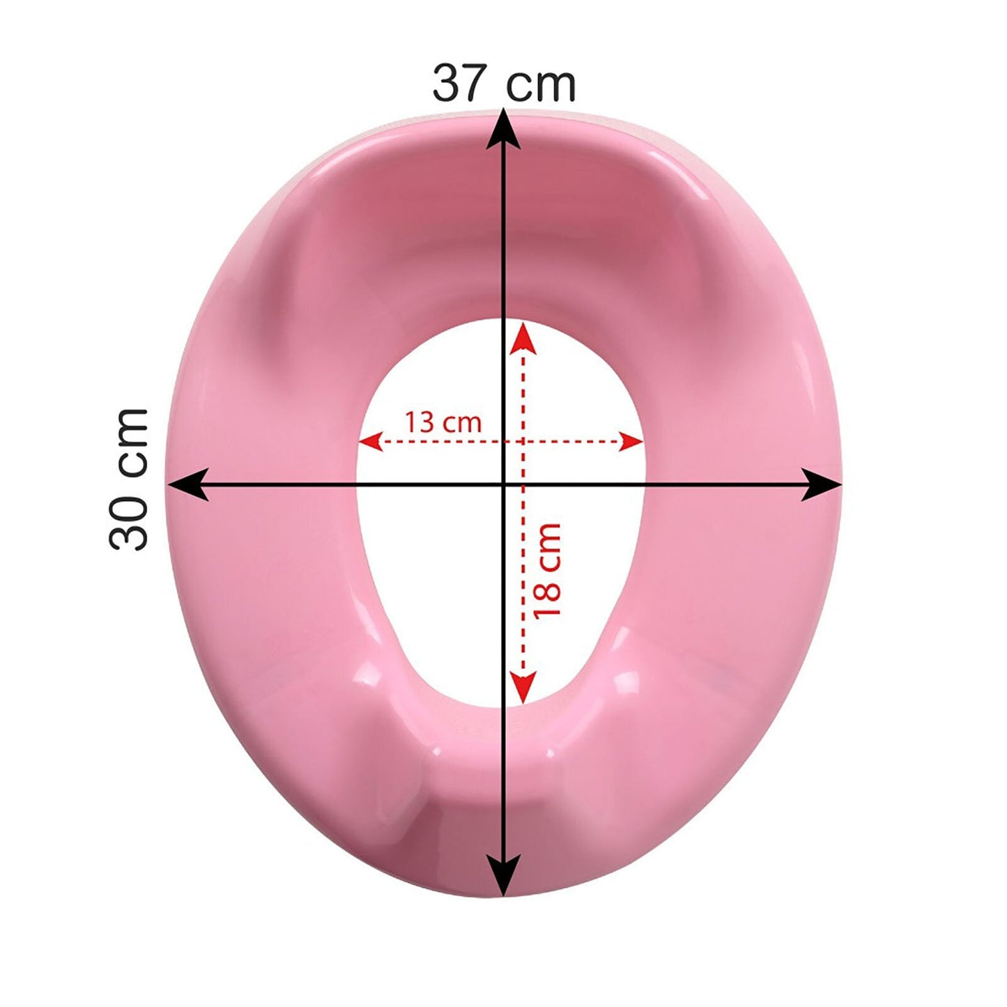 Plastic Toilet Adapter - Pink - mezetto ebebek ebebek