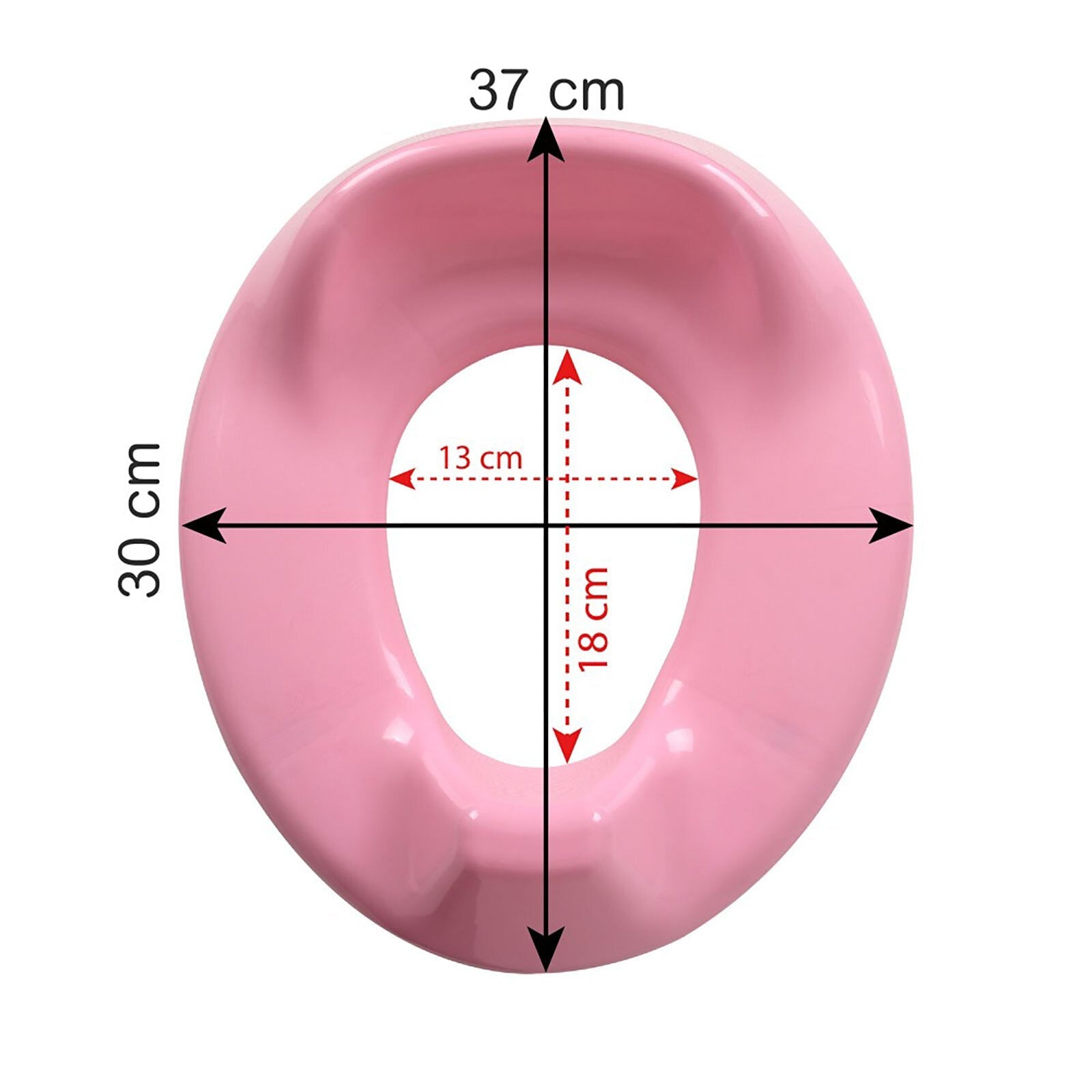 Plastic Toilet Adapter - Pink - mezetto ebebek ebebek