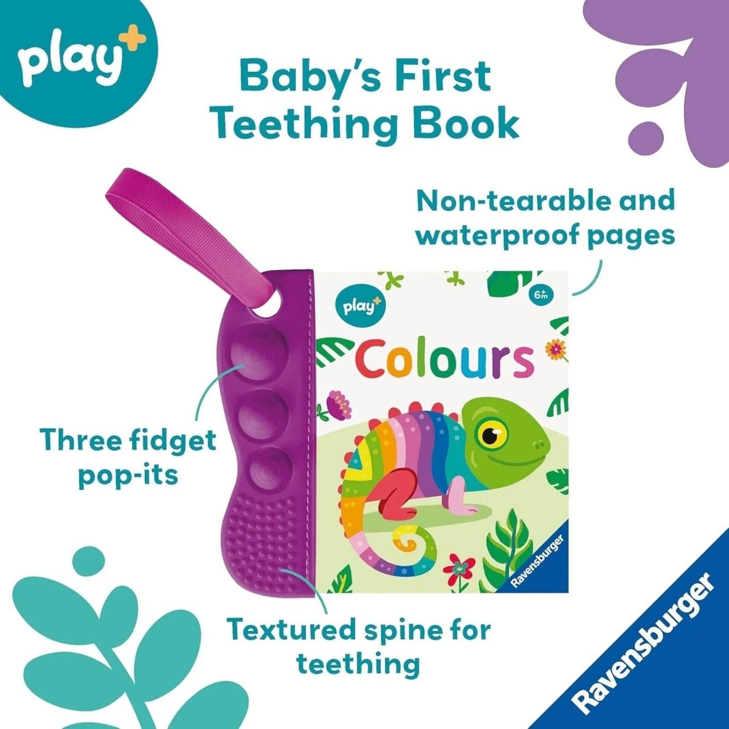 Play+ Flip & Pop Colours Book - mezetto ebebek ebebek