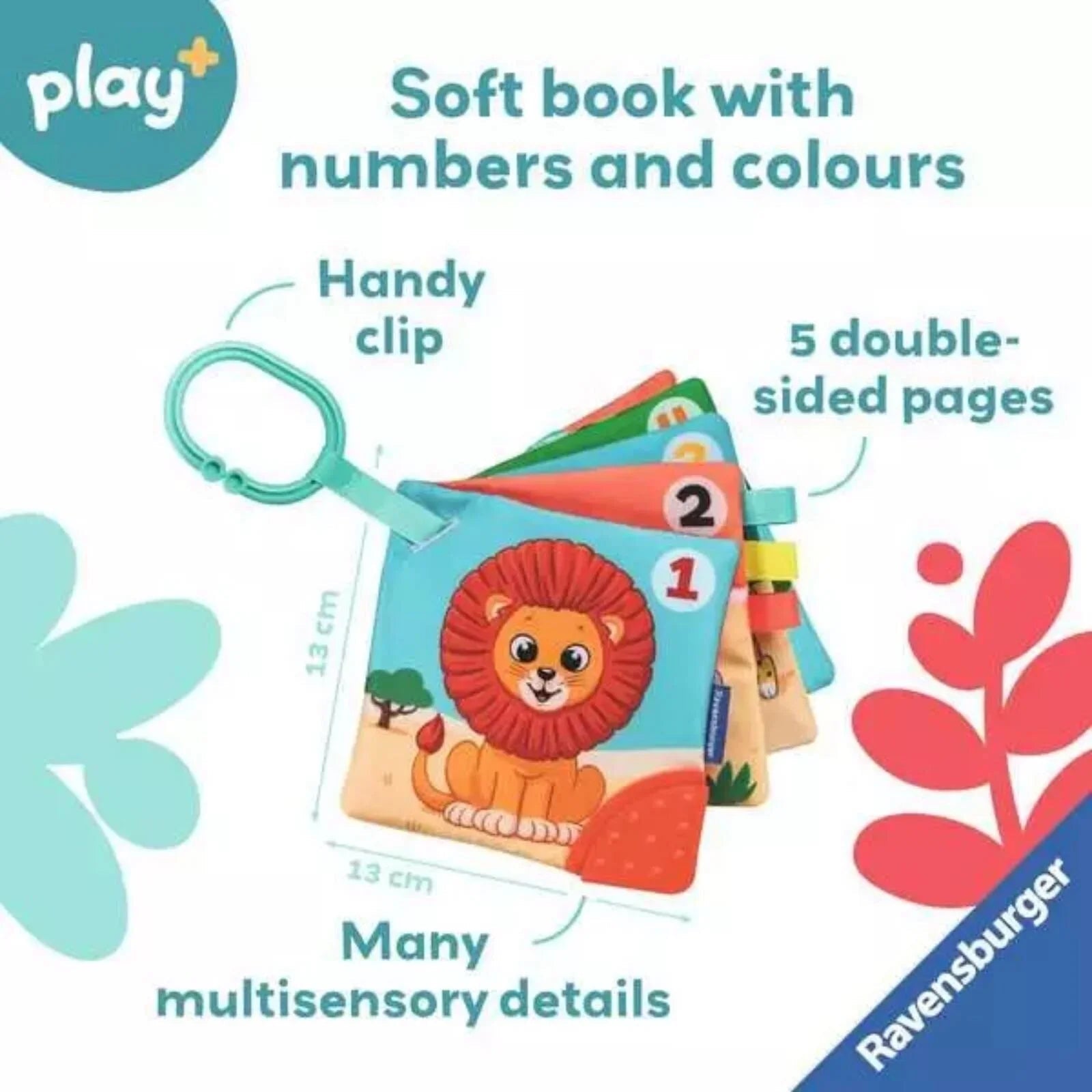 Play+ My First Book Numbers & Colours - mezetto ebebek ebebek