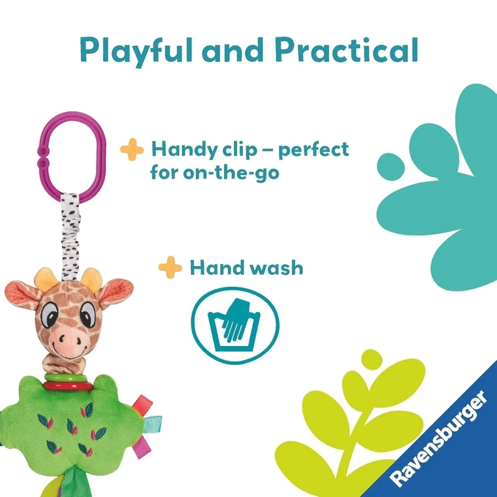 Play+ Pull & Wiggle Giraffe - mezetto ebebek ebebek