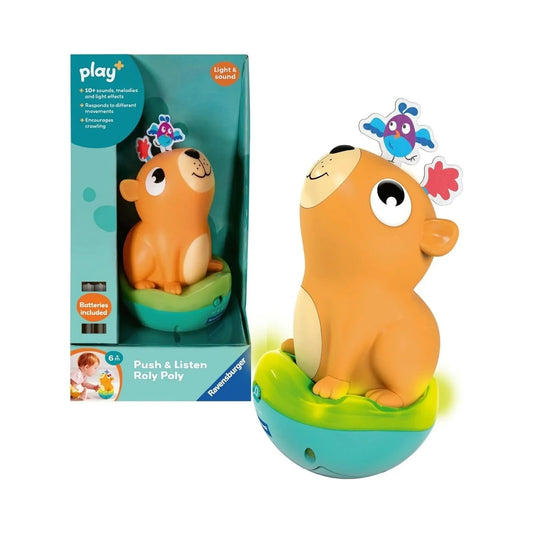 Play+ Push & Listen Roly Poly Capybara - mezetto ebebek ebebek