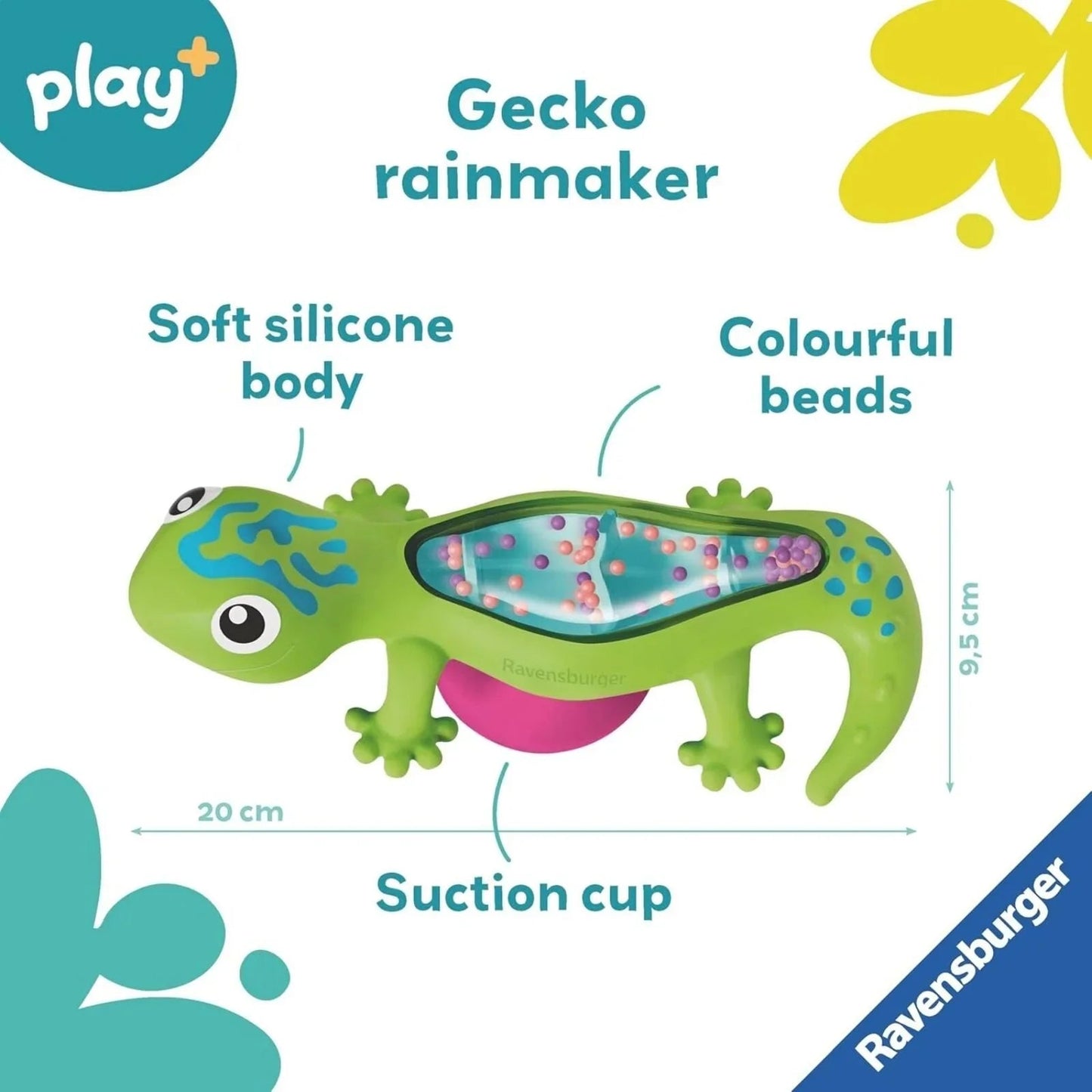 Play+ Rainmaker Gecko - mezetto ebebek ebebek