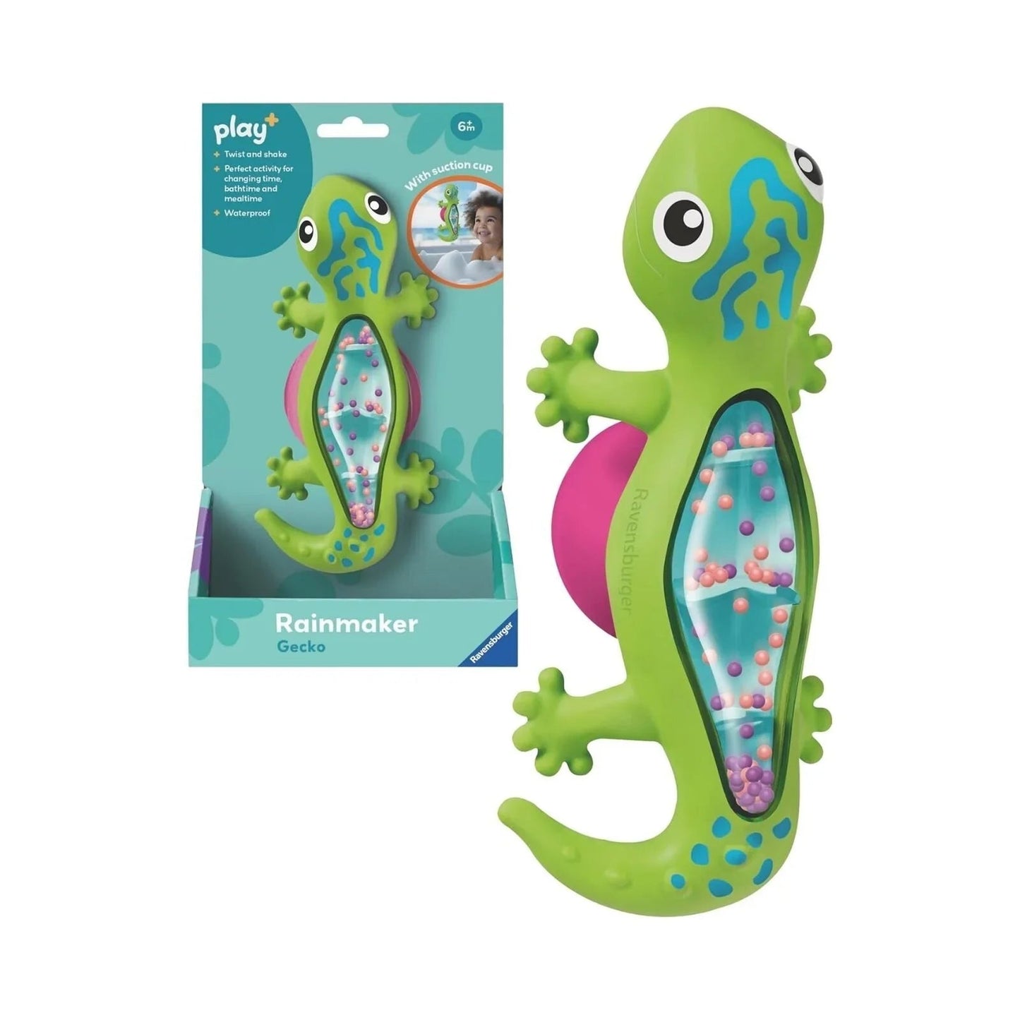 Play+ Rainmaker Gecko - mezetto ebebek ebebek