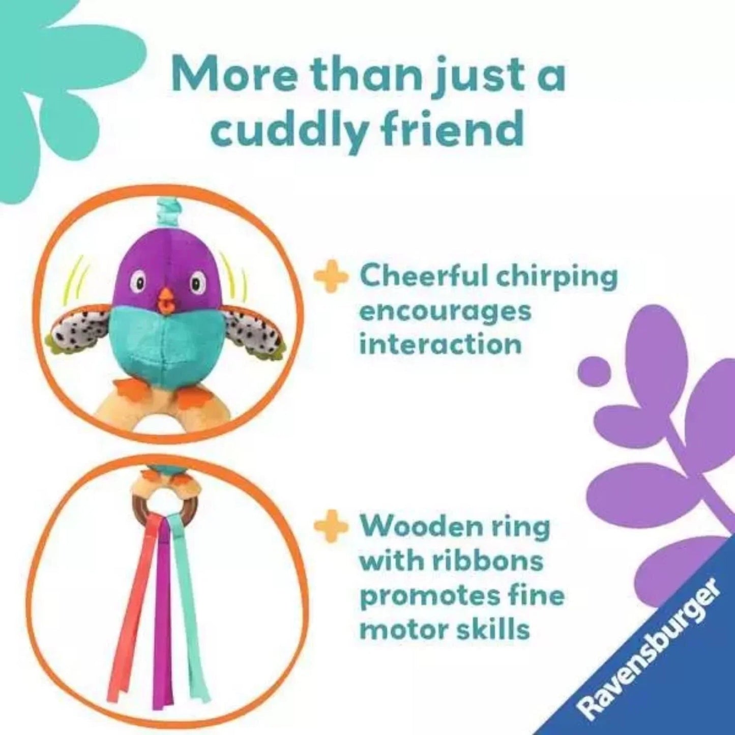 Play+ Shake & Chirp Bird - mezetto ebebek ebebek