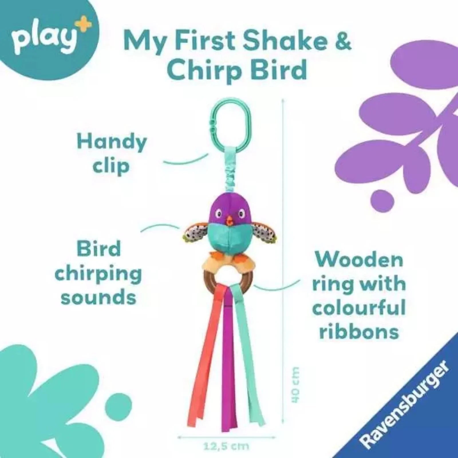 Play+ Shake & Chirp Bird - mezetto ebebek ebebek