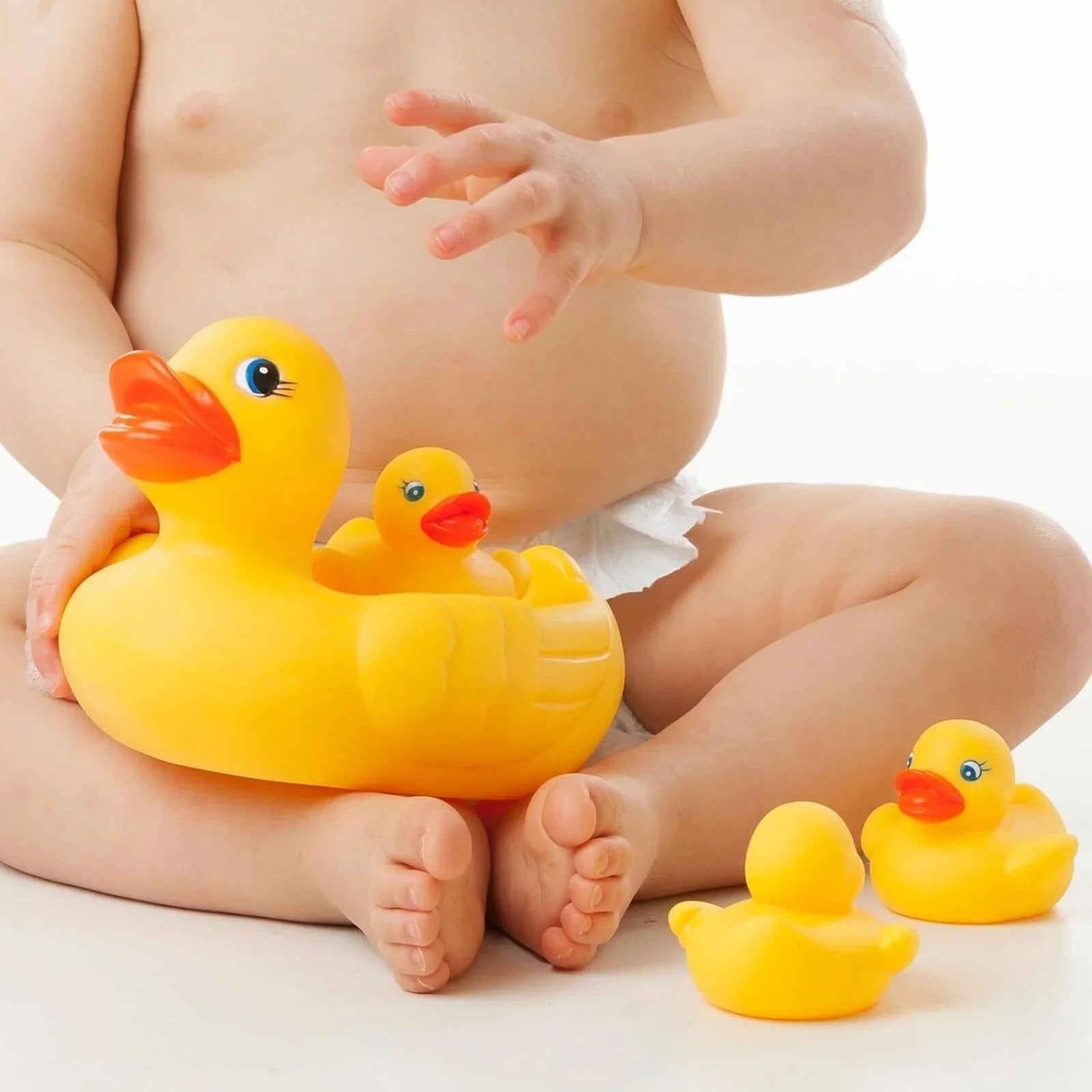 PlayGro Bath Duckie Family Pack of 4 - mezetto ebebek ebebek