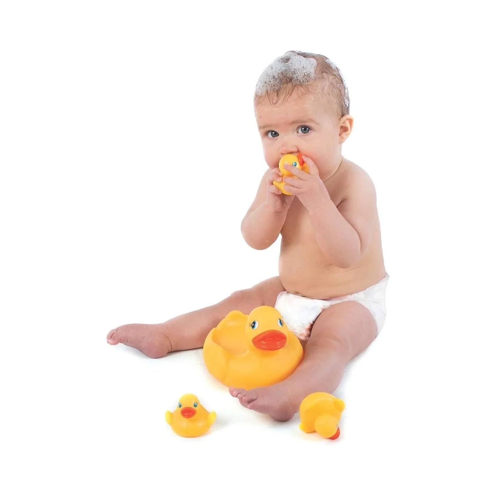 PlayGro Bath Duckie Family Pack of 4 - mezetto ebebek ebebek