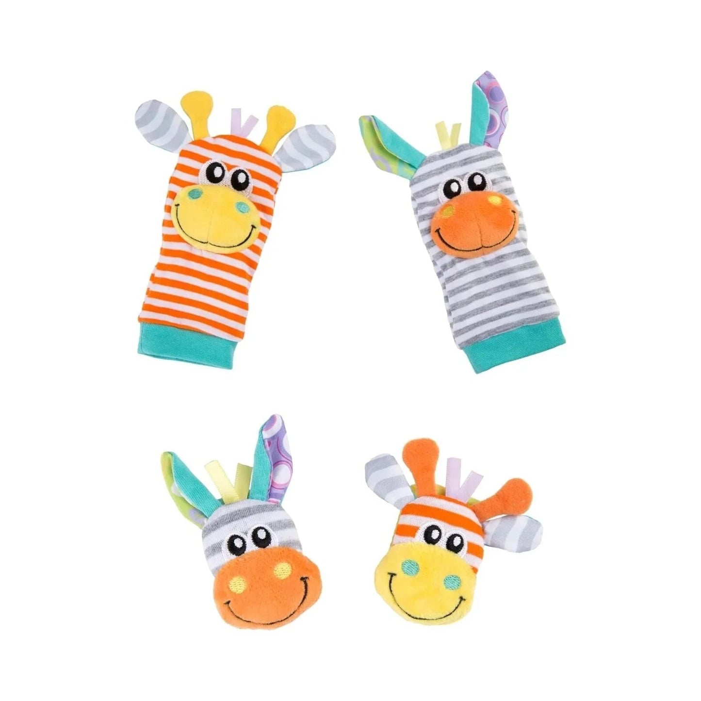 Playgro Jungle Wrist Rattle & Foot Finder - mezetto ebebek ebebek