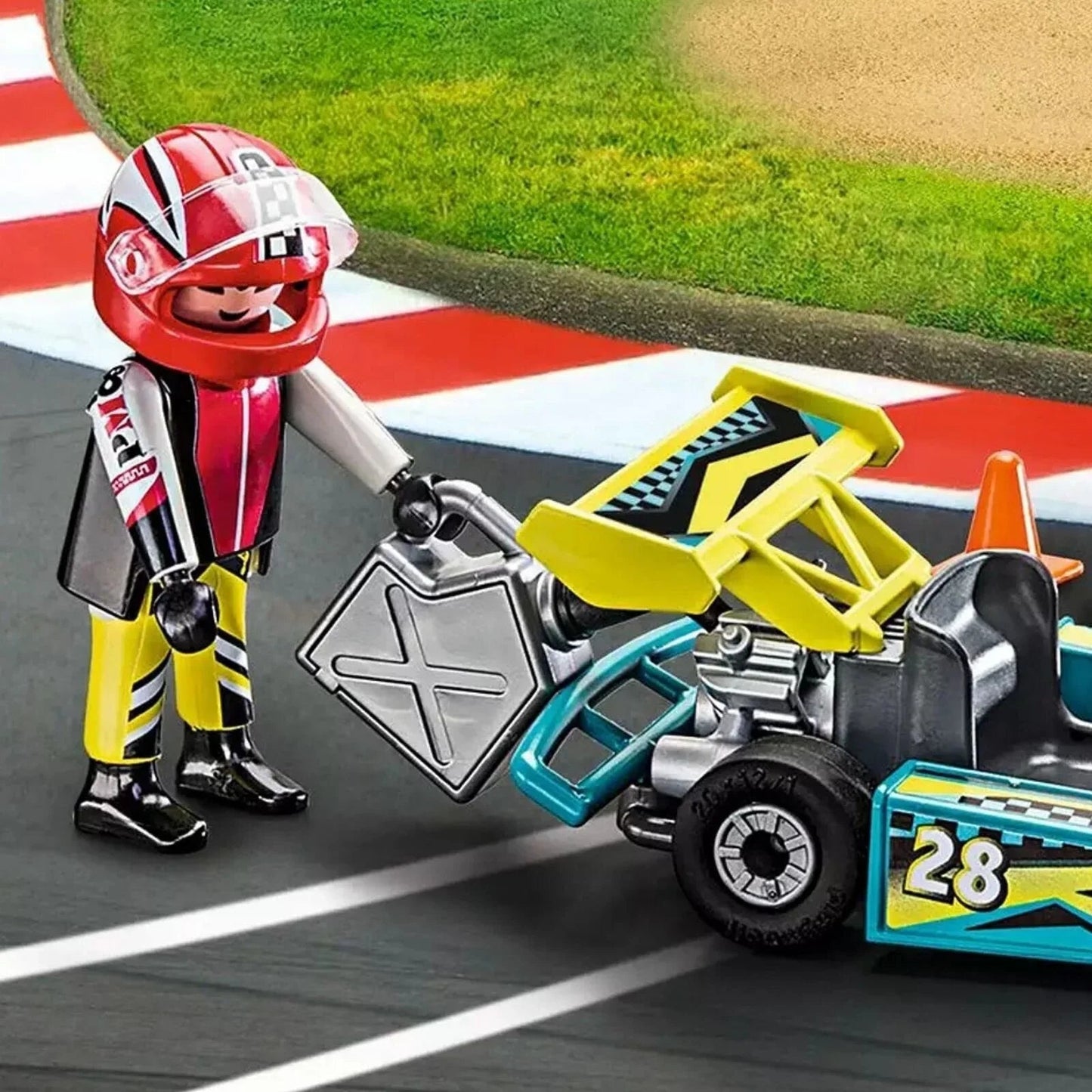 Playmobil Action Go - Kart Racer Small Carry Case 9322 - mezetto ebebek ebebek