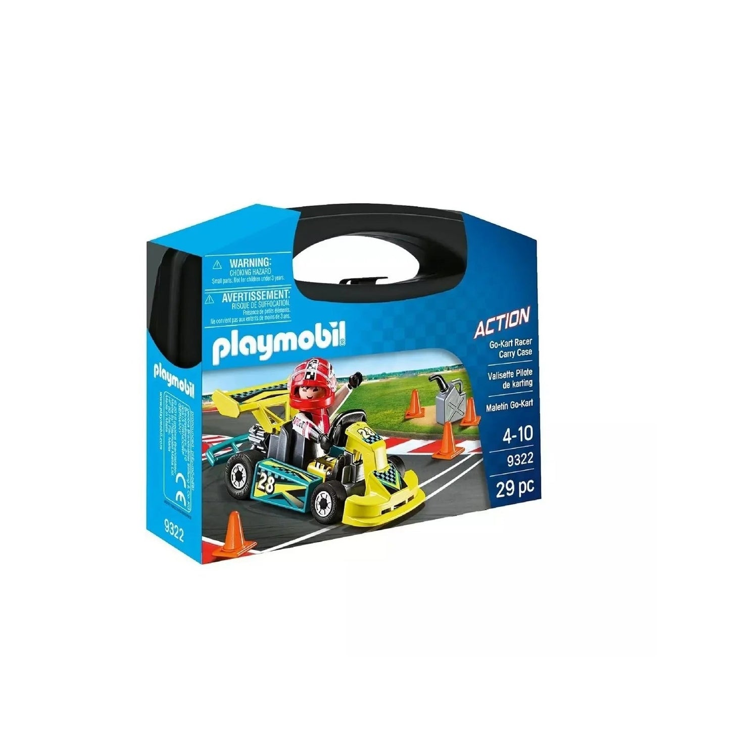 Playmobil Action Go - Kart Racer Small Carry Case 9322 - mezetto ebebek ebebek