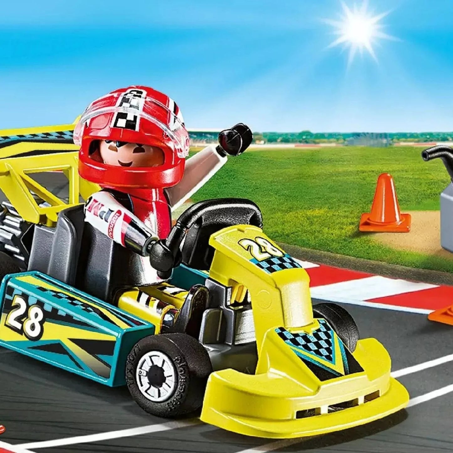 Playmobil Action Go - Kart Racer Small Carry Case 9322 - mezetto ebebek ebebek