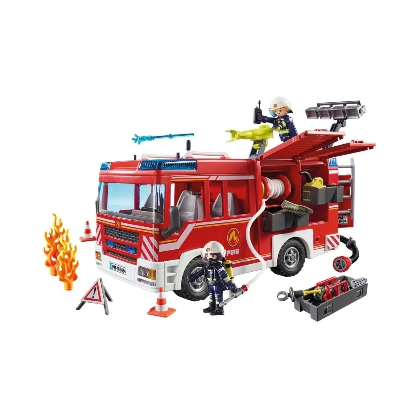 Playmobil City Action Fire Engine with Working Water Cannon 9464 - mezetto ebebek ebebek