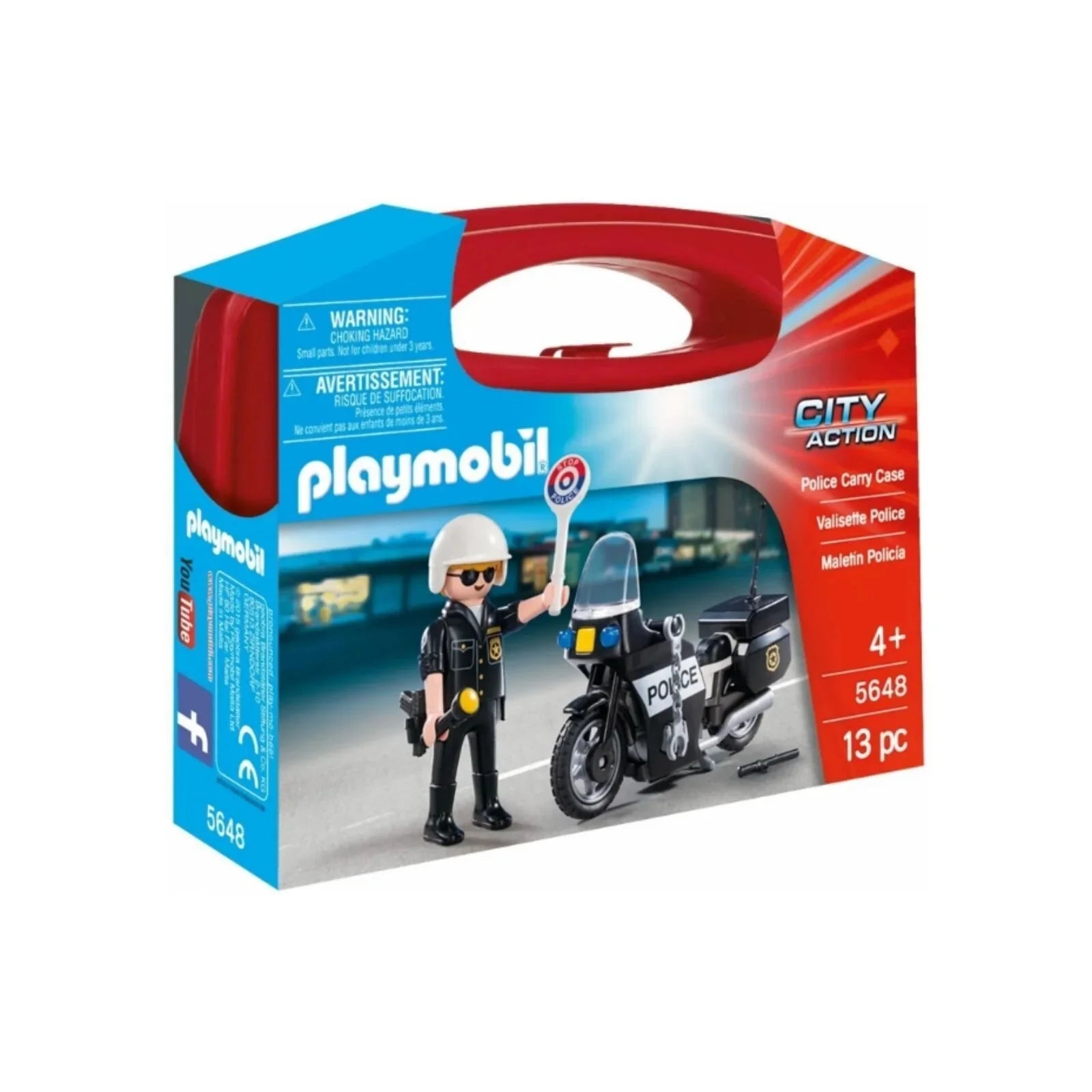 Playmobil City Action Police Small Carry Case 5648 - mezetto ebebek ebebek