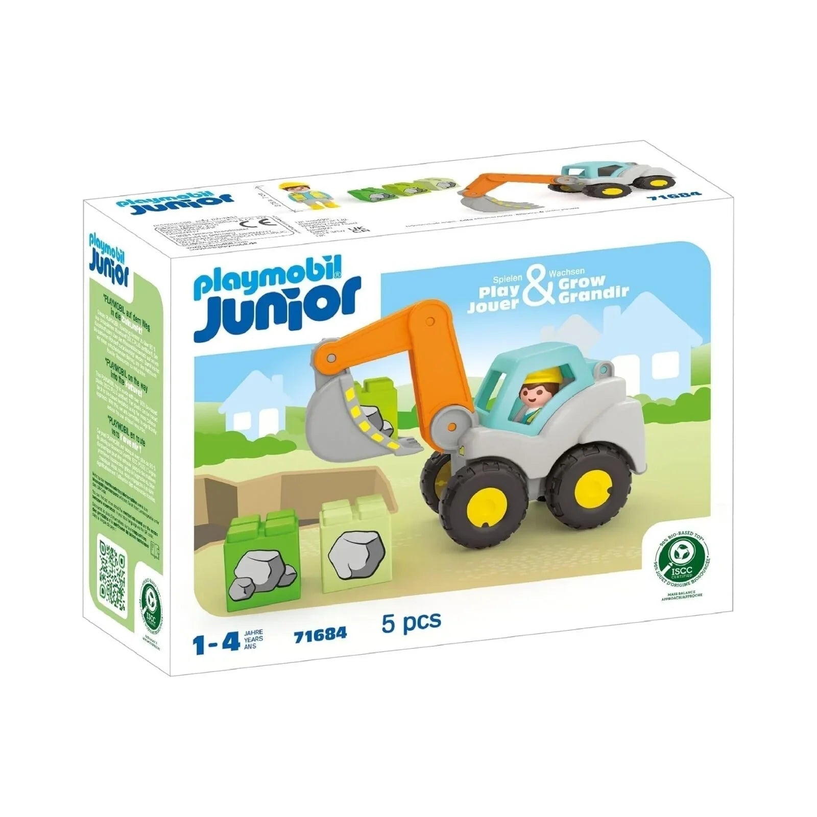 Playmobil Junior 71684 Shovel Excavator - mezetto ebebek ebebek