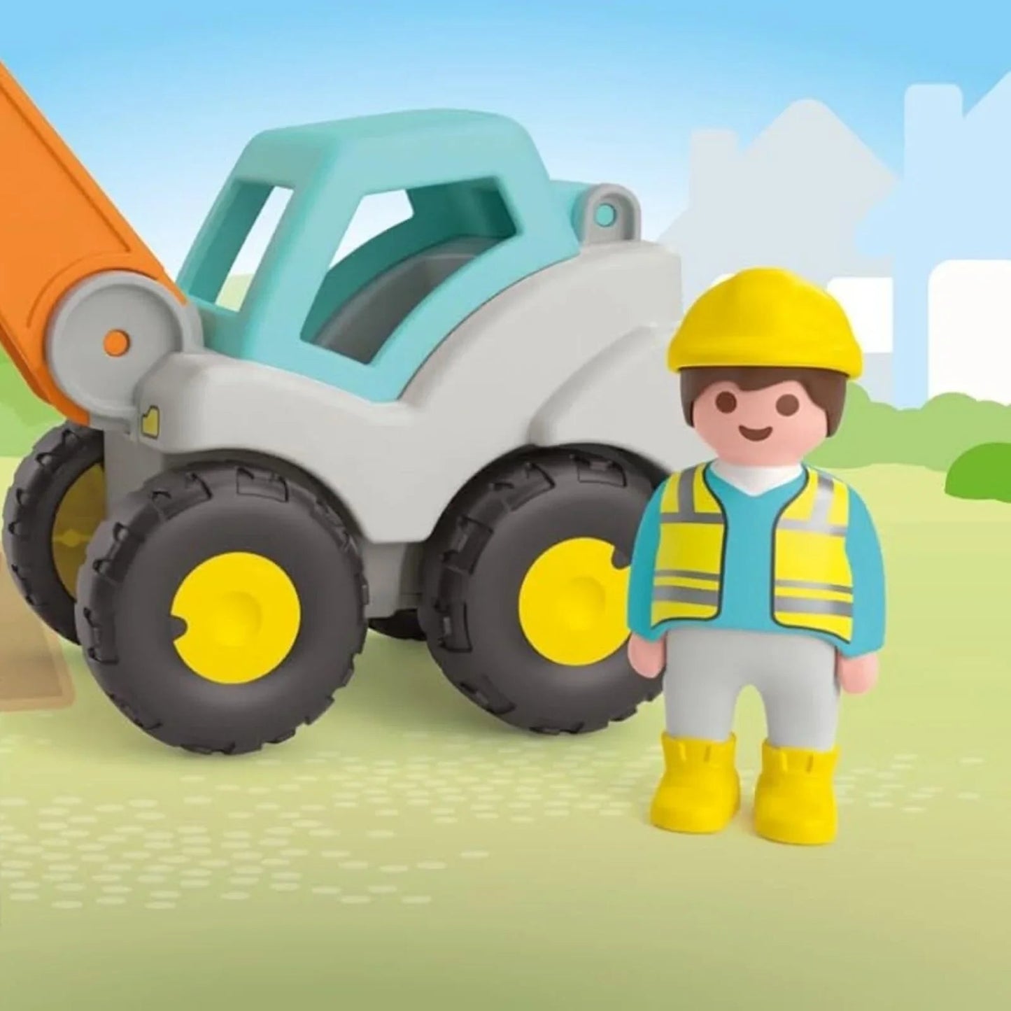 Playmobil Junior 71684 Shovel Excavator - mezetto ebebek ebebek