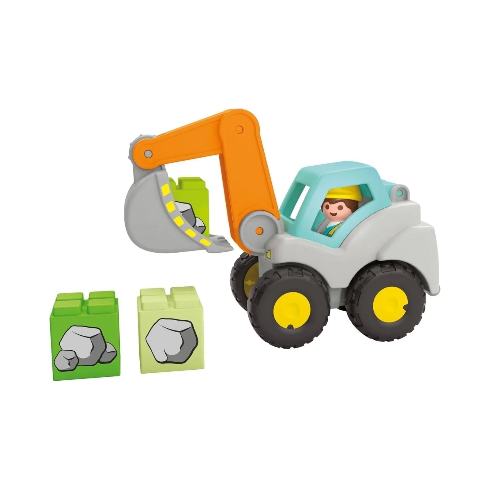 Playmobil Junior 71684 Shovel Excavator - mezetto ebebek ebebek