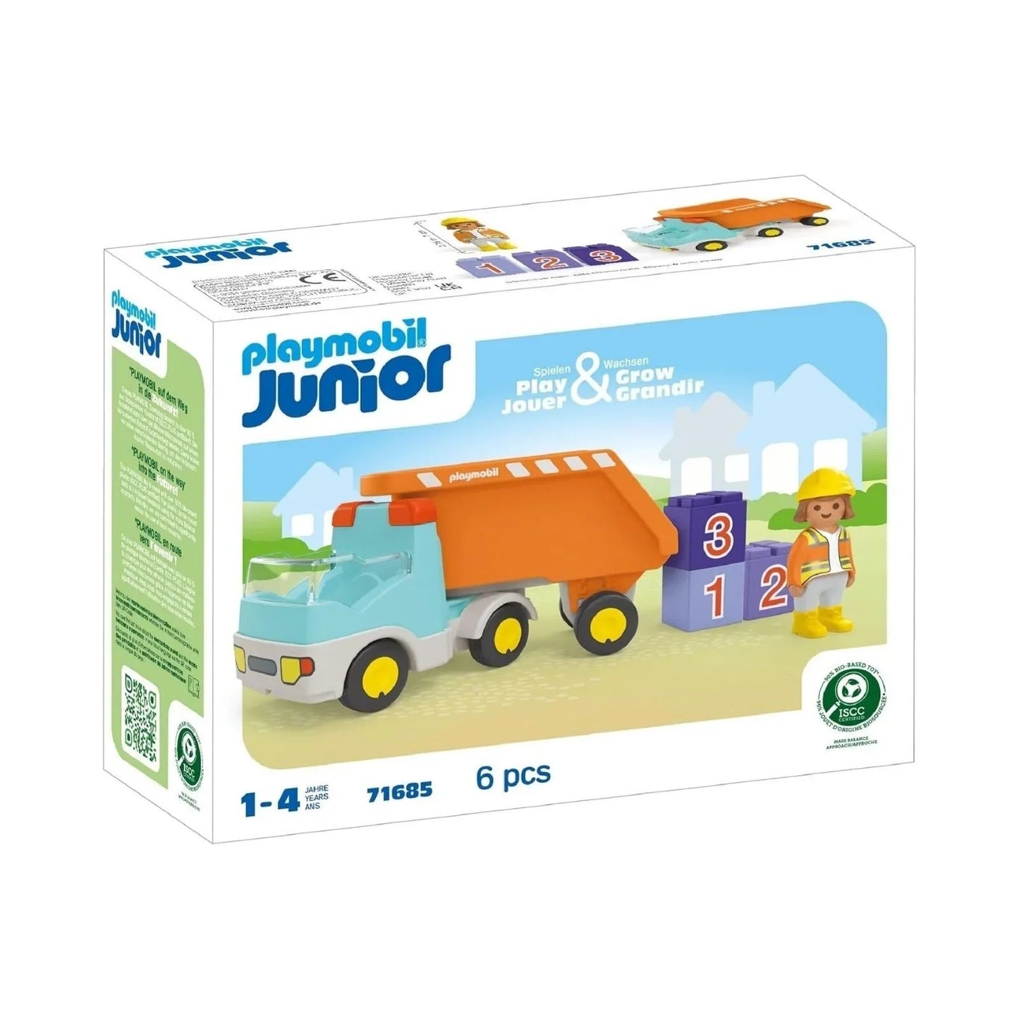 Playmobil Junior 71685 Dump Truck - mezetto ebebek ebebek