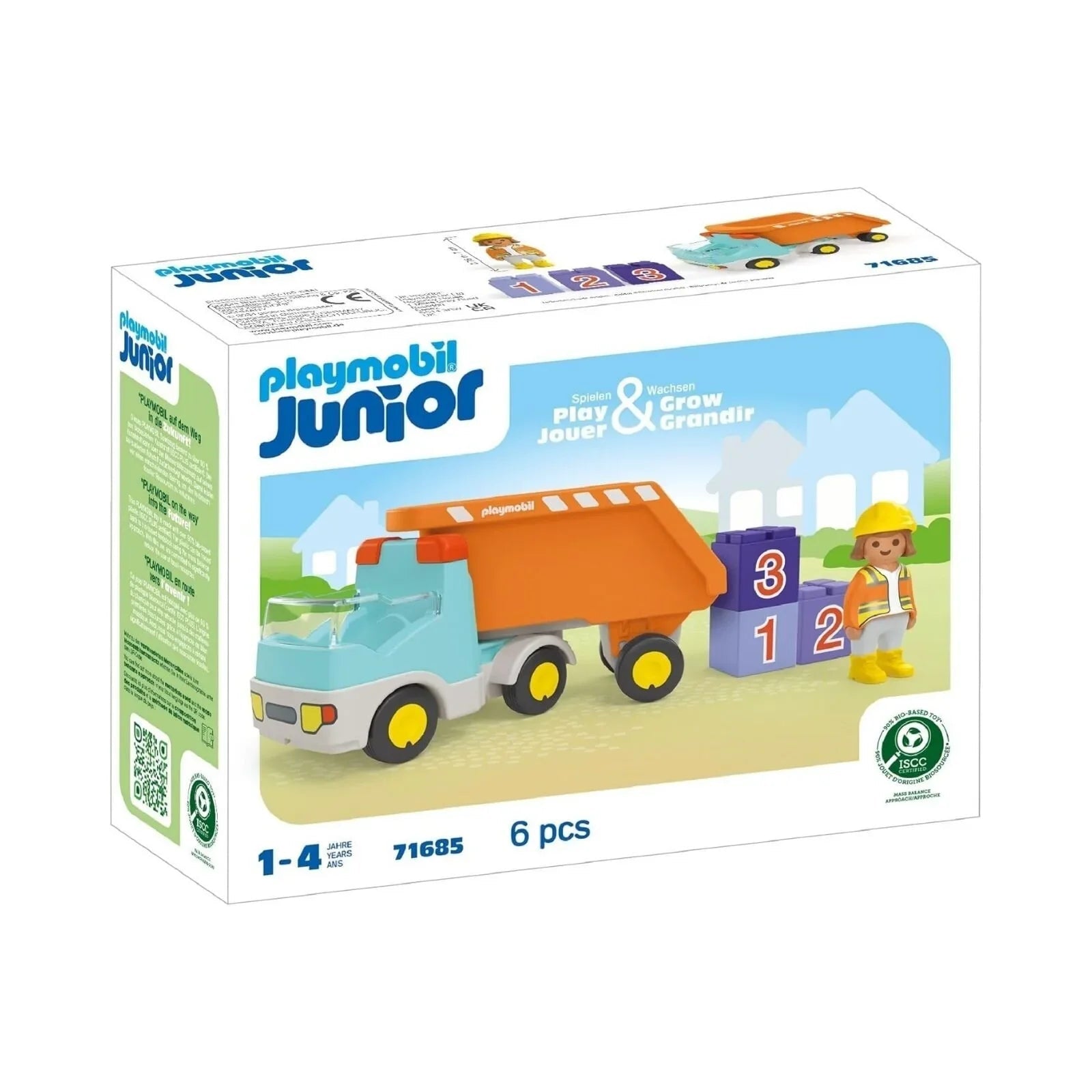 Playmobil Junior 71685 Dump Truck - mezetto ebebek ebebek