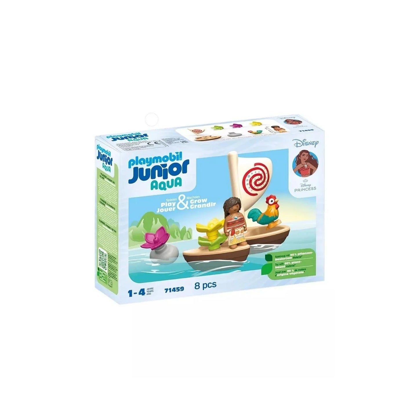 Playmobil Junior Aqua & Disney 71459 Moana's Sail Boat - mezetto ebebek ebebek