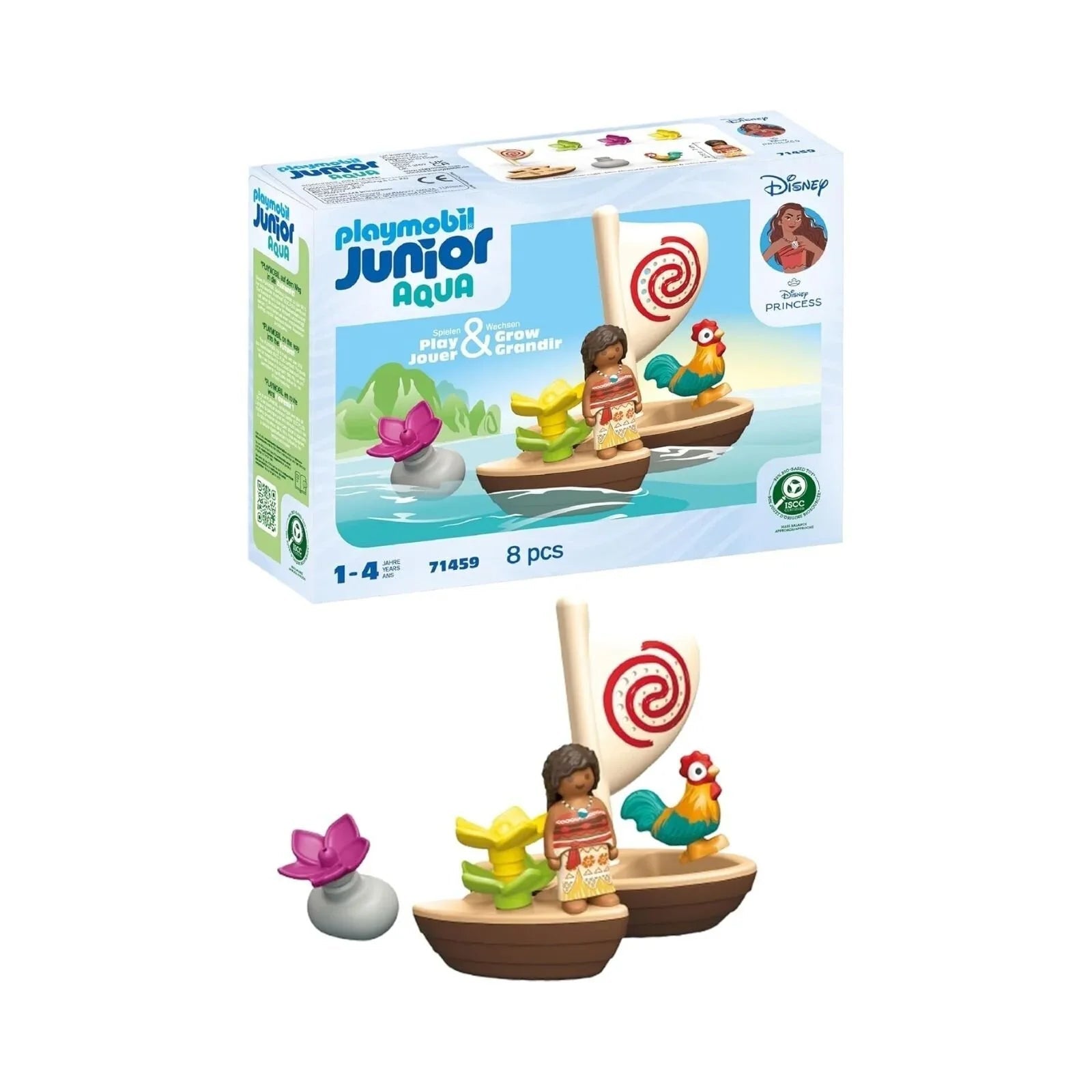 Playmobil Junior Aqua & Disney 71459 Moana's Sail Boat - mezetto ebebek ebebek