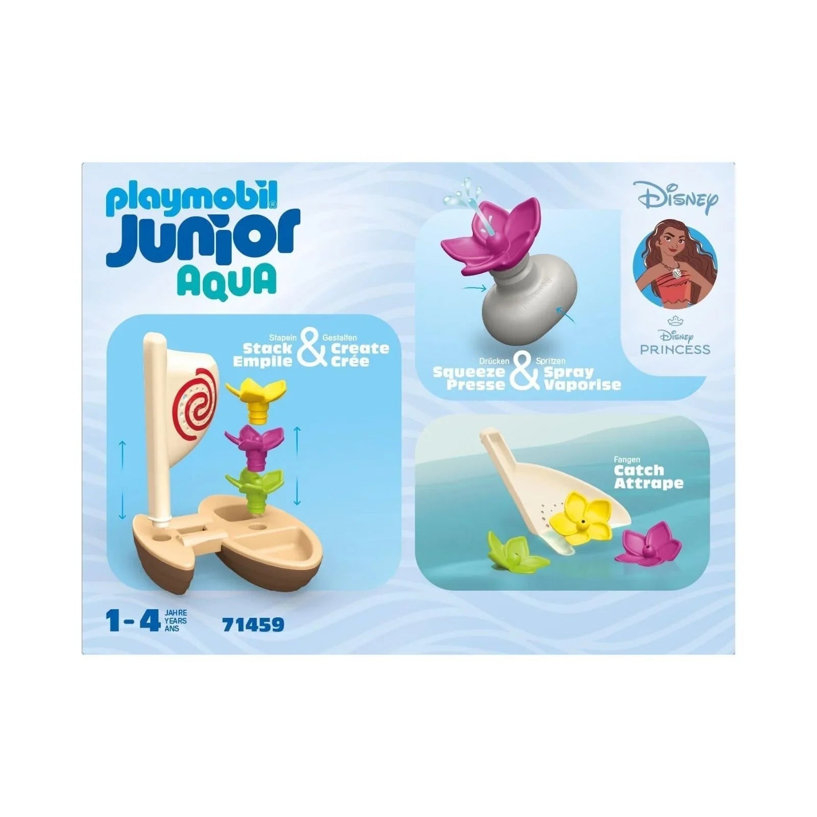 Playmobil Junior Aqua & Disney 71459 Moana's Sail Boat - mezetto ebebek ebebek
