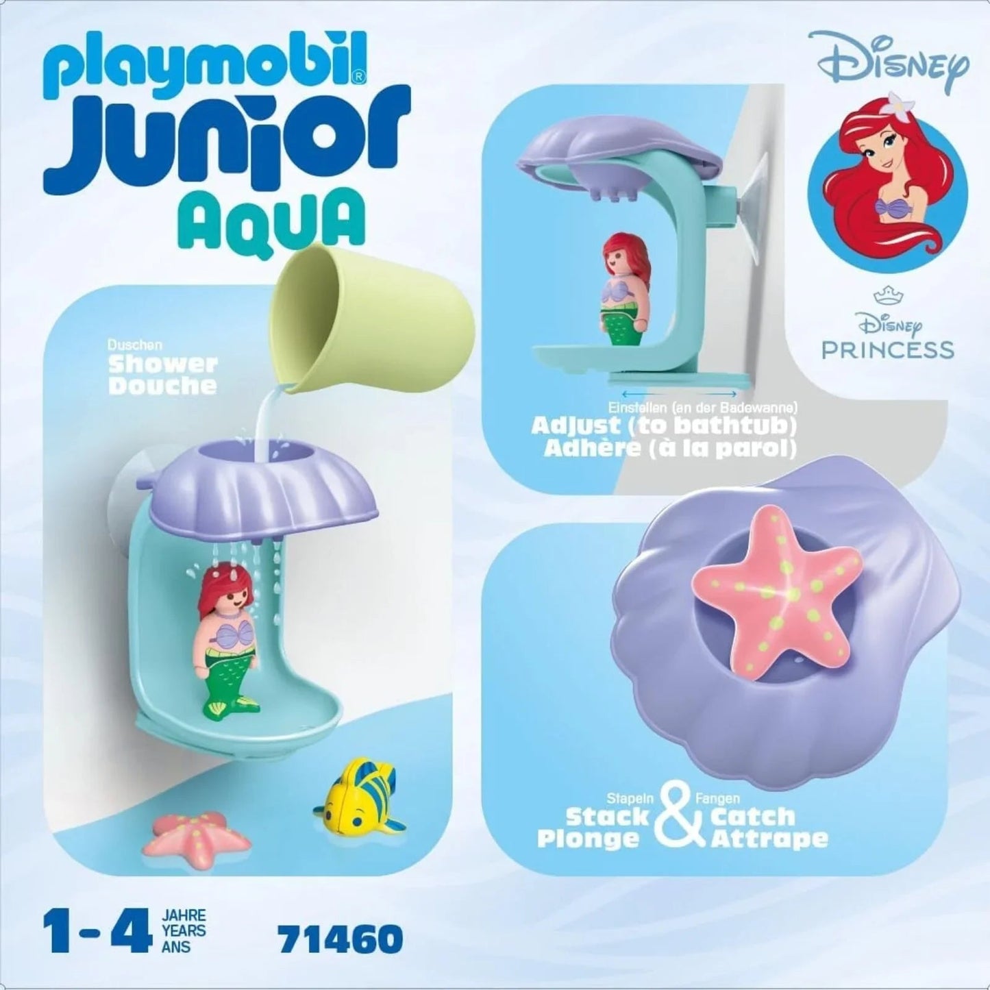 Playmobil Junior Aqua & Disney 71460 Ariel's Shell Shower - mezetto ebebek ebebek