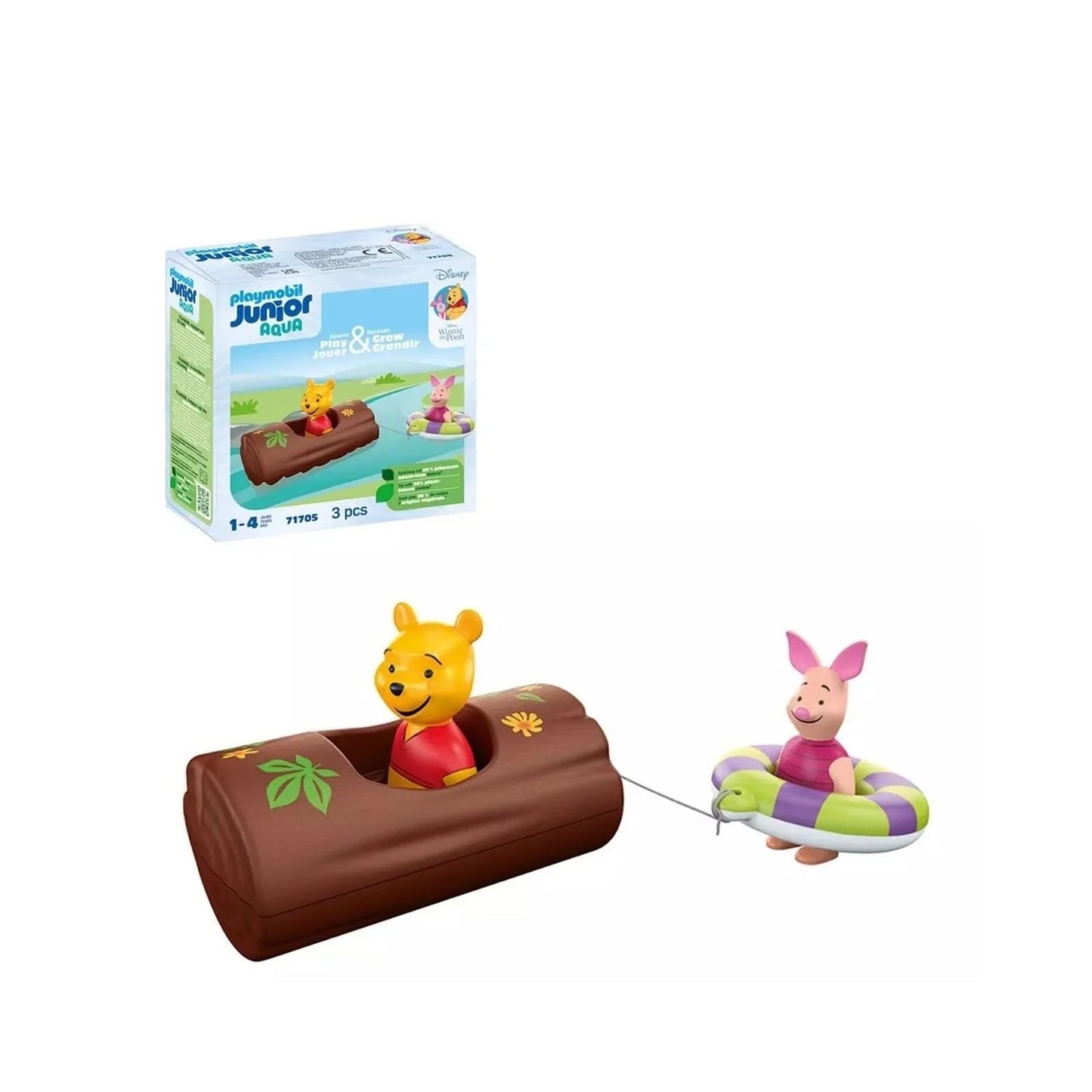 Playmobil Junior & Disney 71705 Winnie The Pooh's & Piglet's Water Adventure - mezetto ebebek ebebek