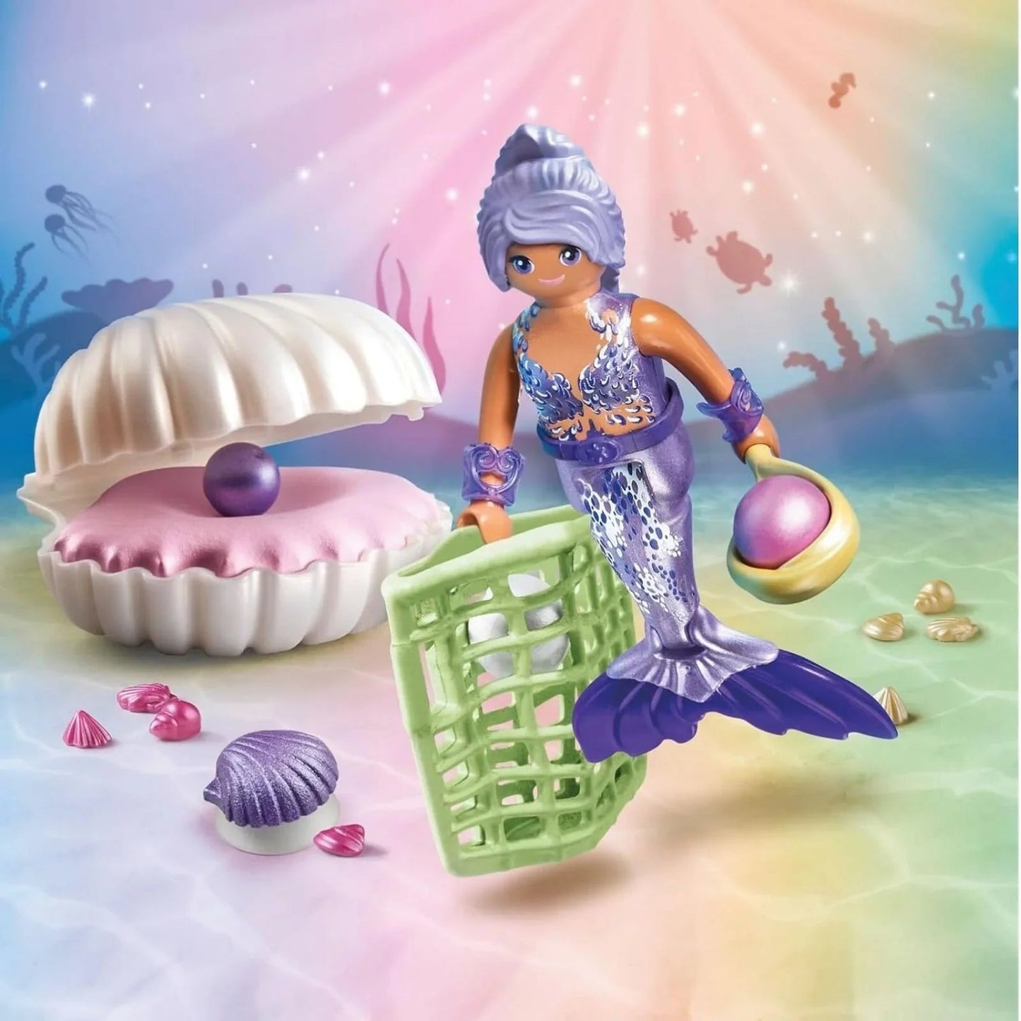 Playmobil Princess Magic 71502 Mermaid with Pearl Seashell - mezetto ebebek ebebek