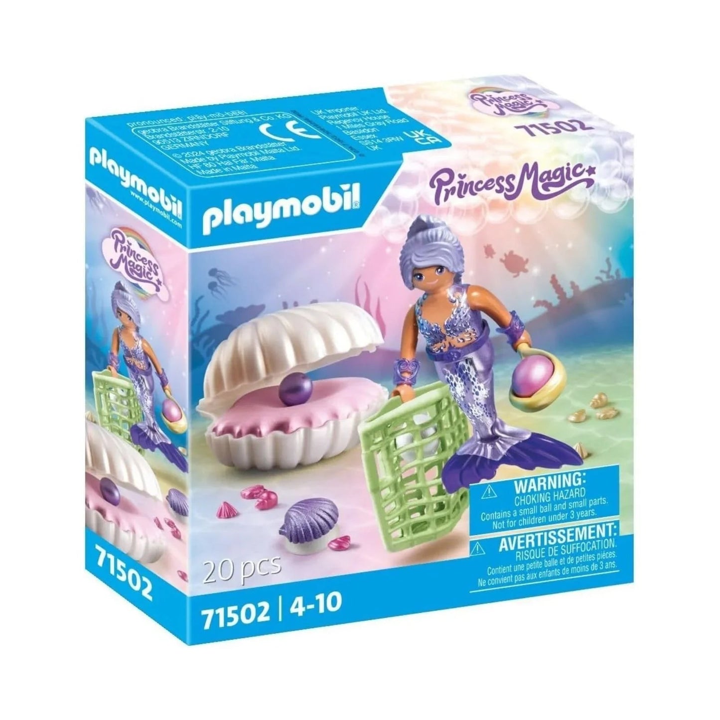 Playmobil Princess Magic 71502 Mermaid with Pearl Seashell - mezetto ebebek ebebek