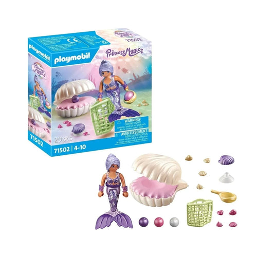 Playmobil Princess Magic 71502 Mermaid with Pearl Seashell - mezetto ebebek ebebek