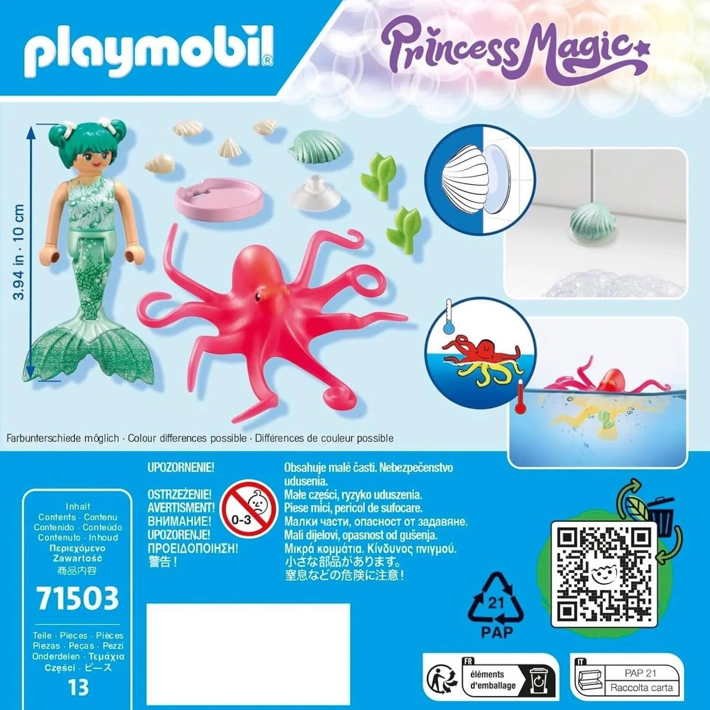 Playmobil Princess Magic 71503 Mermaid with Octopus - mezetto ebebek ebebek