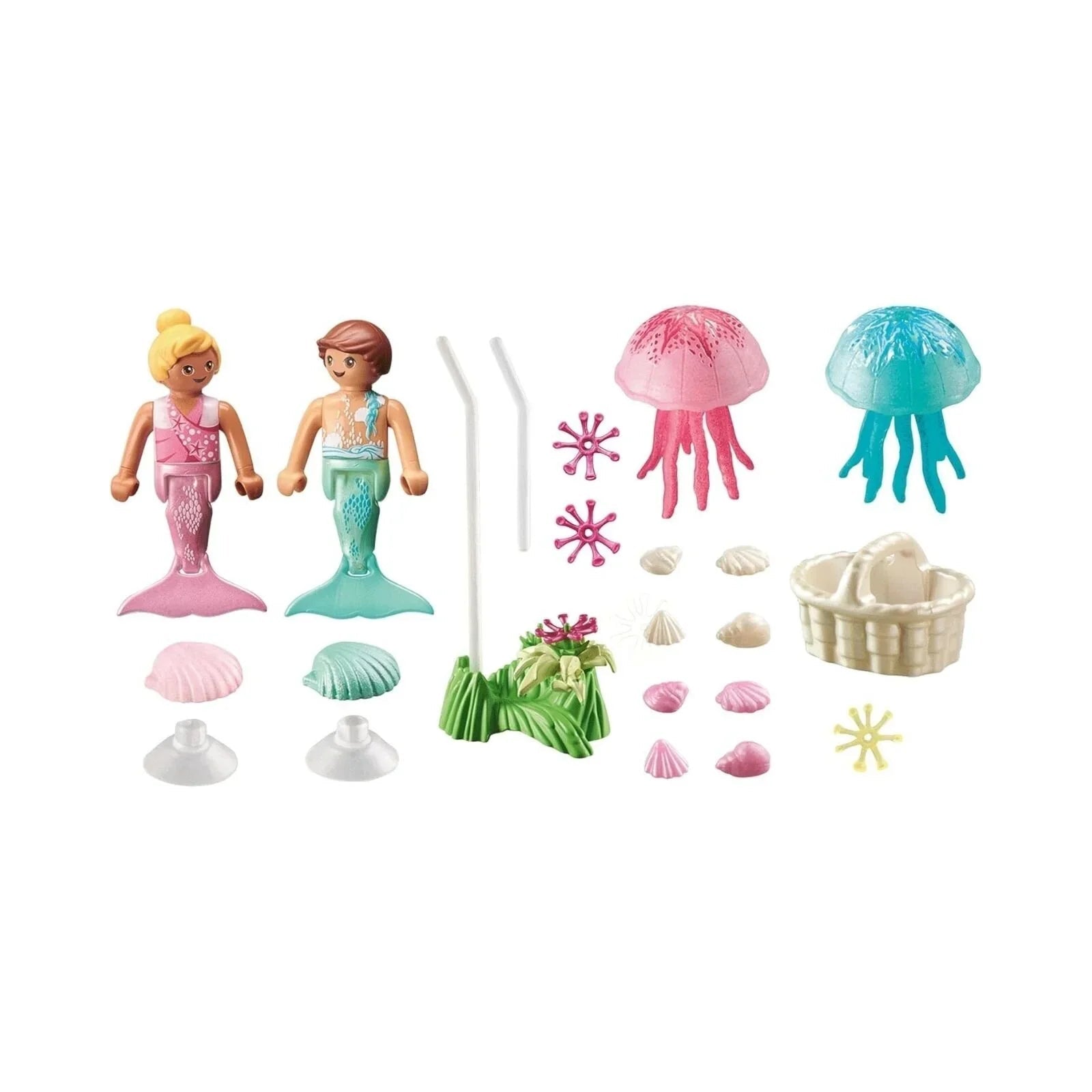 Playmobil Princess Magic 71504 Mermaid Children with Jellyfish - mezetto ebebek ebebek