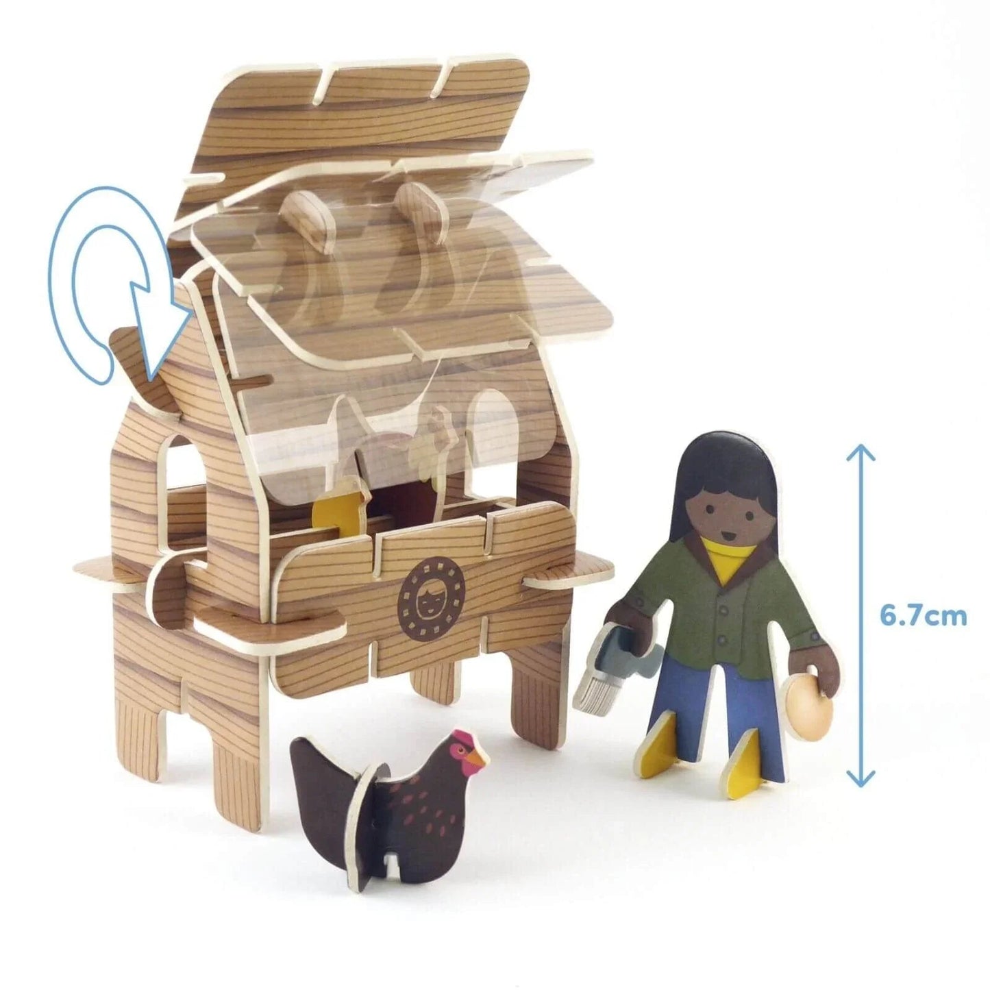 Playpress Toys Farmyard Playset - mezetto ebebek ebebek