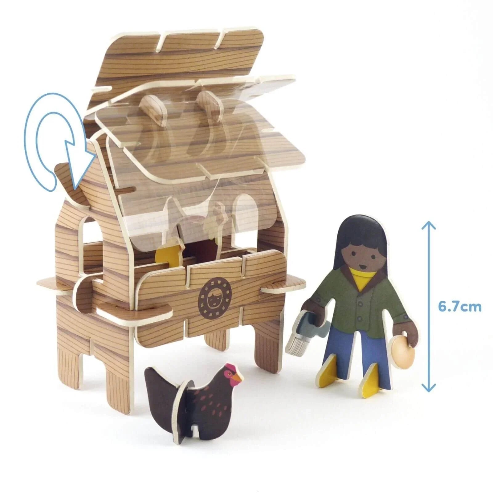 Playpress Toys Farmyard Playset - mezetto ebebek ebebek
