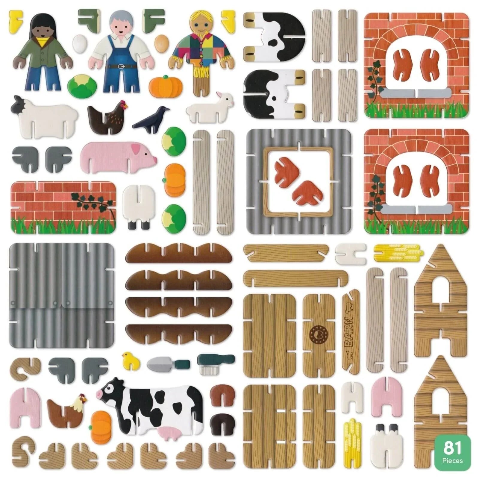 Playpress Toys Farmyard Playset - mezetto ebebek ebebek