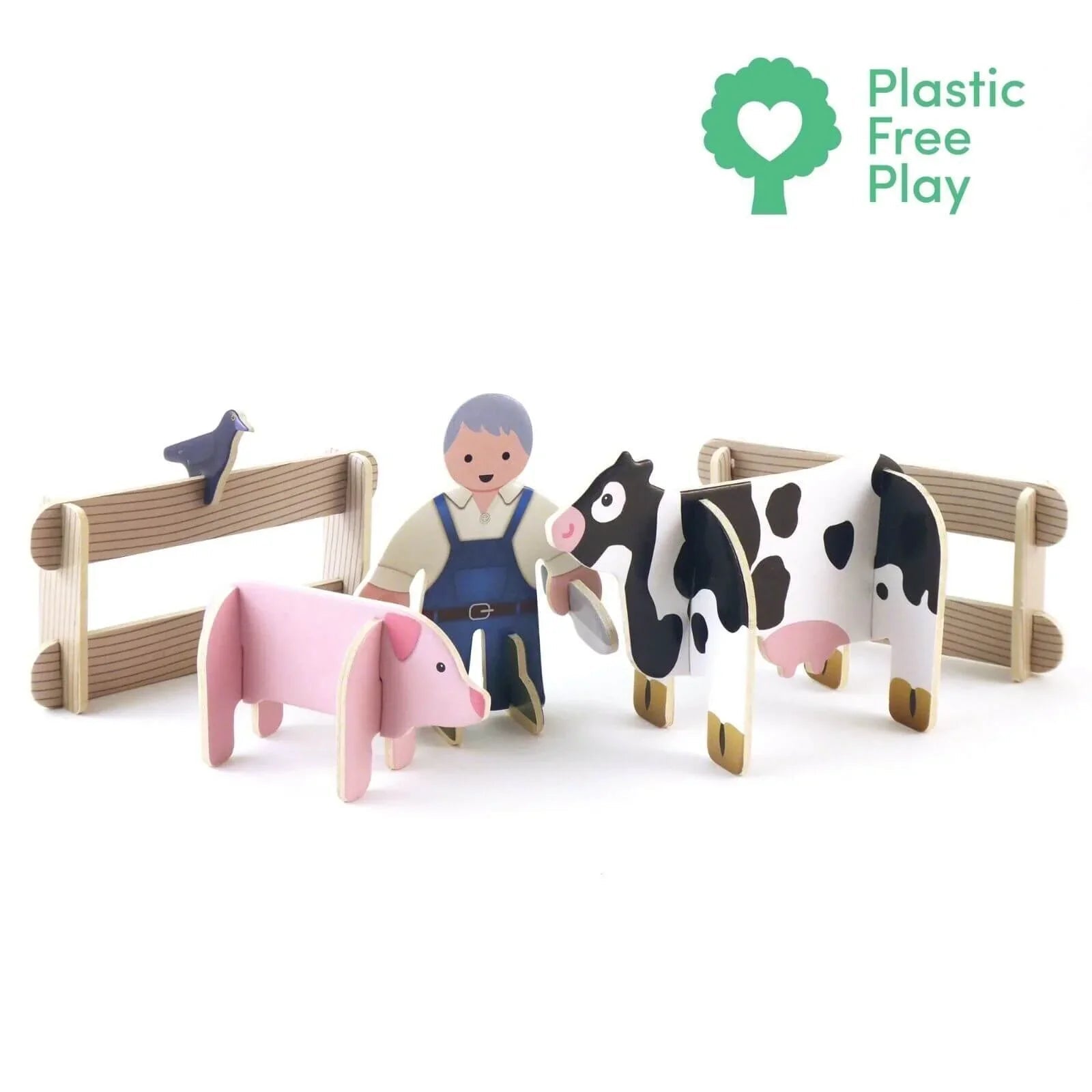 Playpress Toys Farmyard Playset - mezetto ebebek ebebek