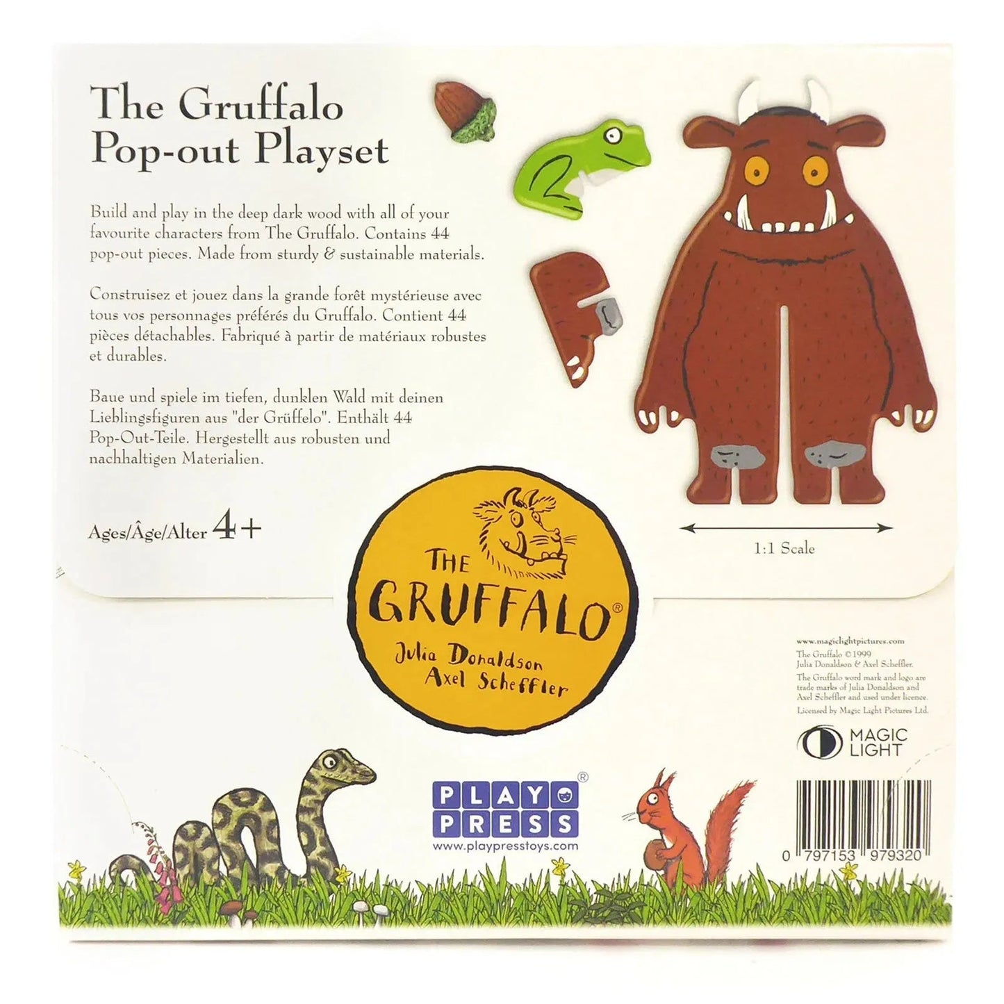 Playpress Toys Gruffalo Pop - out Playset - mezetto ebebek ebebek