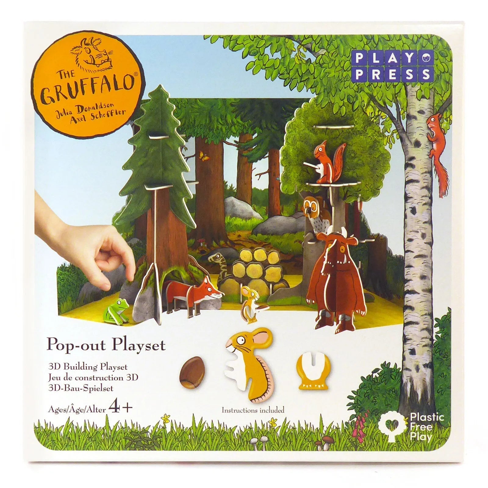Playpress Toys Gruffalo Pop - out Playset - mezetto ebebek ebebek